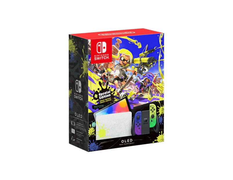 Nintendo Switch Console OLED Model 7" Display 64Gb - Splatoon 3 Edition