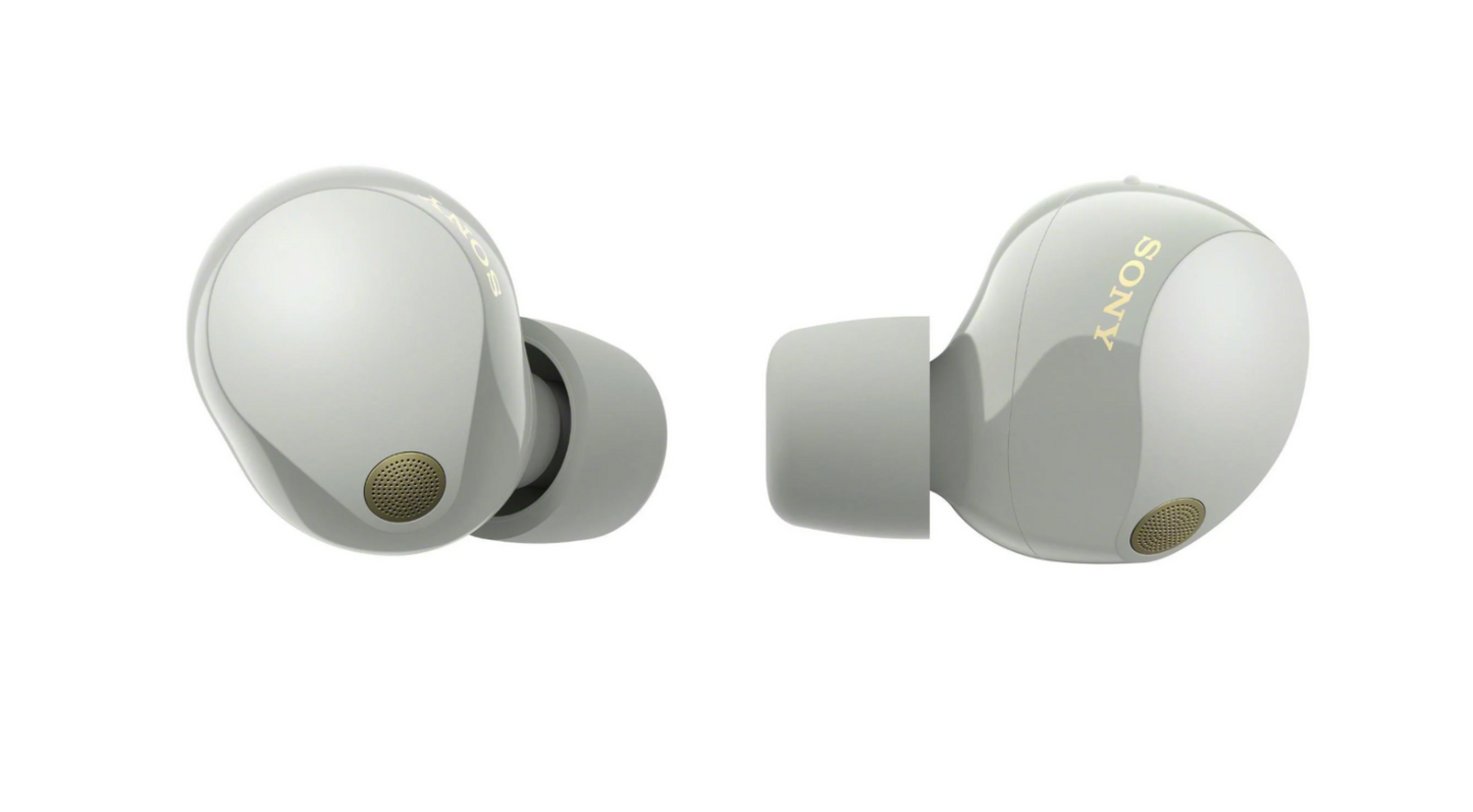 Sony WF-1000XM5 True Wireless Noise Cancelling Earbuds - Black Silver