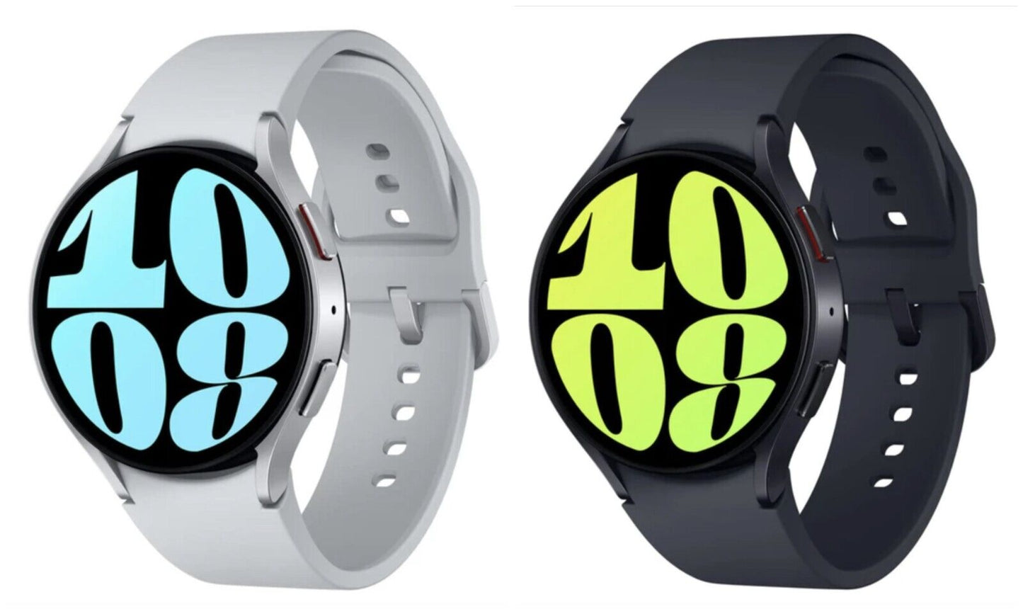 Samsung Galaxy Watch6 44mm Smartwatch Bluetooth - Silver Black watch 6