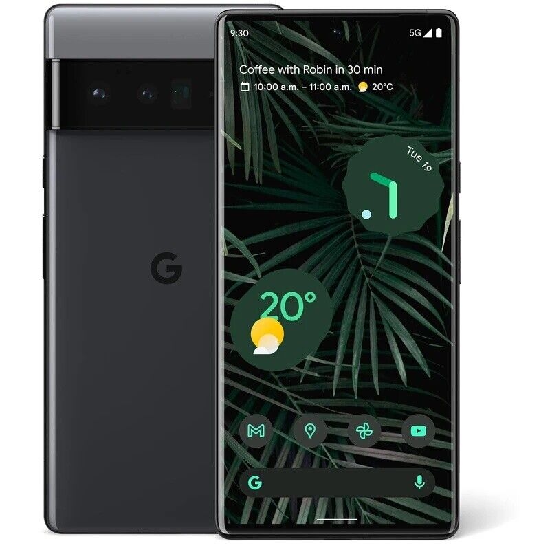 Google Pixel 6 Pro 5G 12Gb/128GB Smartphone Unlocked - Sorta Sunny/Black