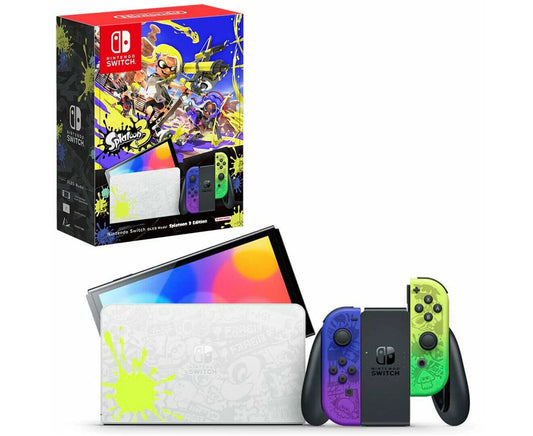 Nintendo Switch Console OLED Model 7" Display 64Gb - Splatoon 3 Edition