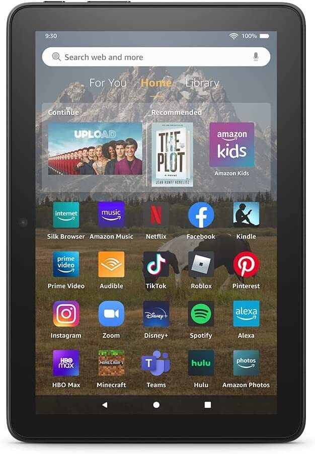 NEW 2022 AMAZON FIRE HD 8 WiFi TABLET 8" 32Gb 12th Gen HD8 - Black Blue Pink