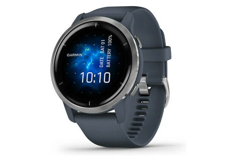 Garmin VENU 2 GPS Smartwatch Activity Tracker 45mm OX Sensor Stainless Steel